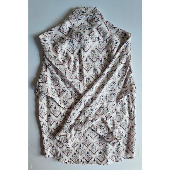 Linen Club Room Luxury Mens Pineapple 100% Linen Button-Down Shirt , Sz S - Picture 5 of 8